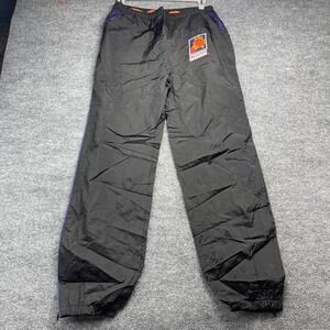 Vintage Pro Player Phoenix Suns NBA Track Pants Mens XL Black Windbreaker Nylon